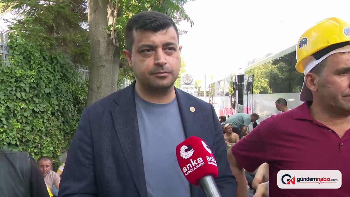 CHP'li Demir, madencilerin eyleminde Bakan Yardımcısı Tancan ile görüştü