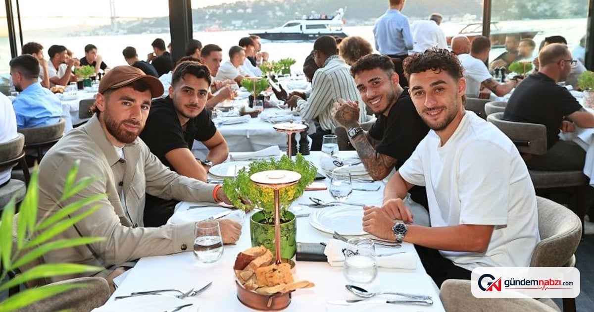 Beşiktaş, Kauno Zalgiris maçı öncesi akşam yemeği düzenledi