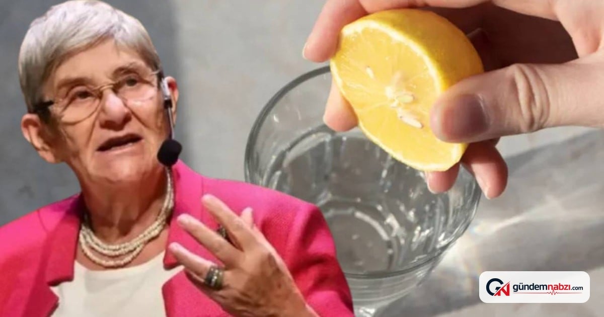 Canan Karatay limonlu suyun faydalarını açıkladı