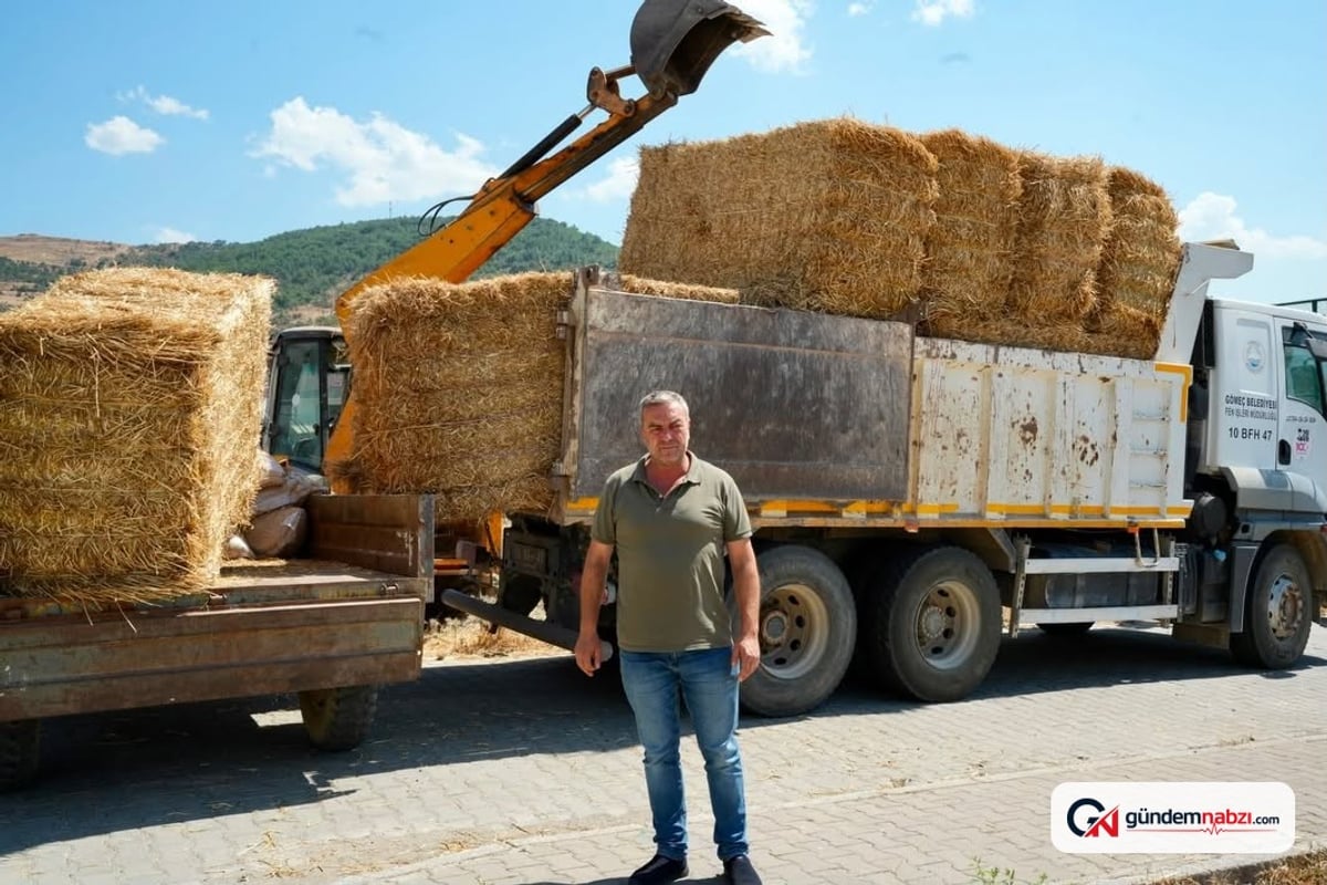 Gömeç Belediyesi, Yangın mağdurlarına destek sağladı