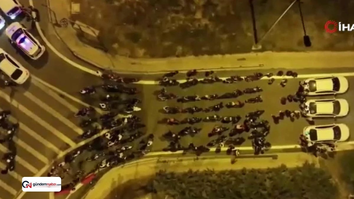 Eyüpsultan'da 58 Motosiklet sürücüsü yakalandı