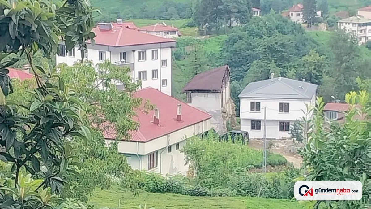 Trabzon'da amca-yeğen anlaşmazlığı: Ortak binayı ortadan kestirdiler