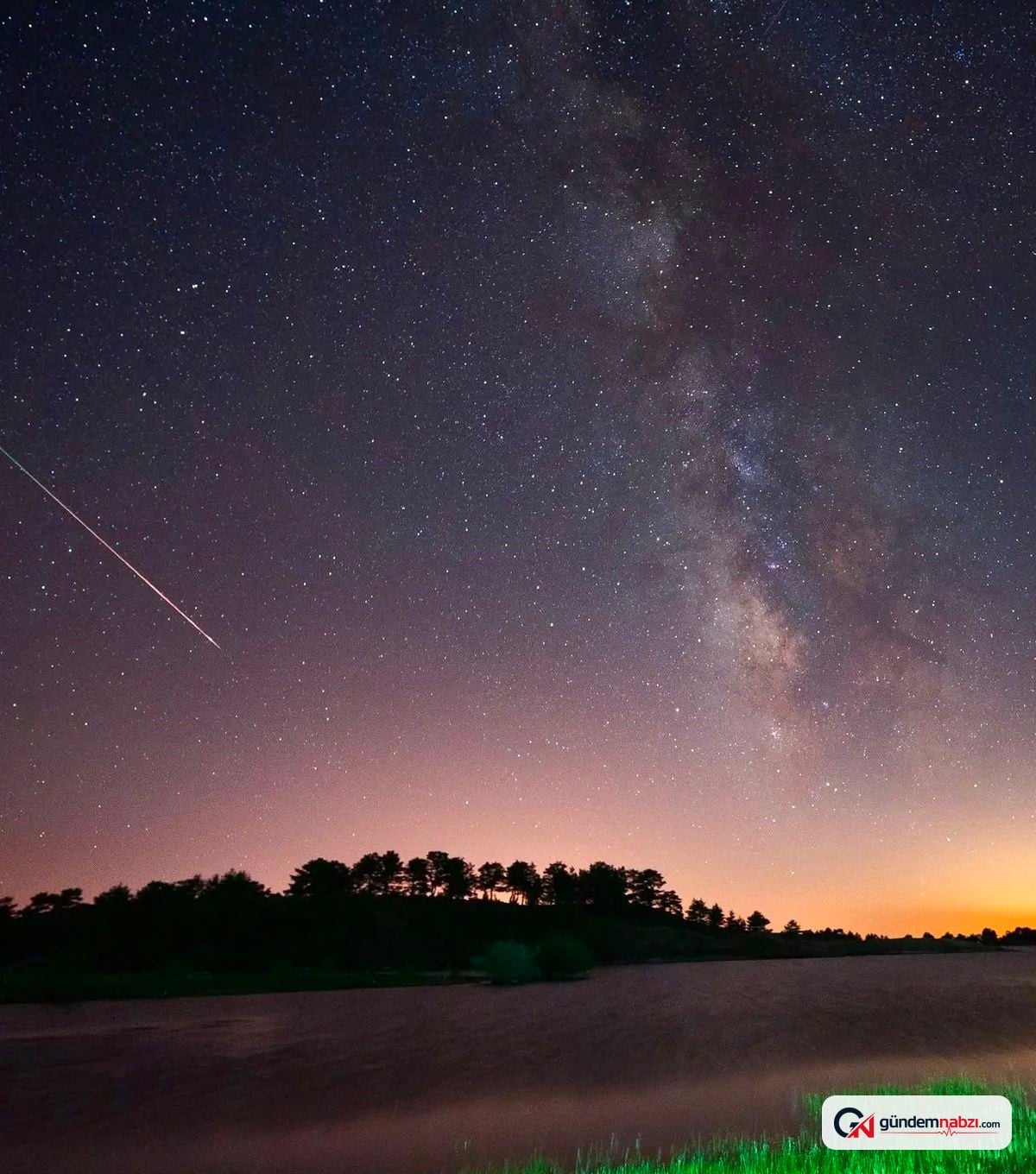 Kırkpınar Yaylası'nda Perseid meteor yağmuru görsel şölen sundu