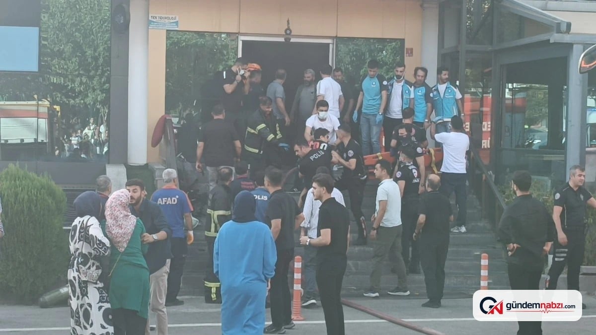 Batman'da spor salonunda yangın: 2 ölü, 11 yaralı