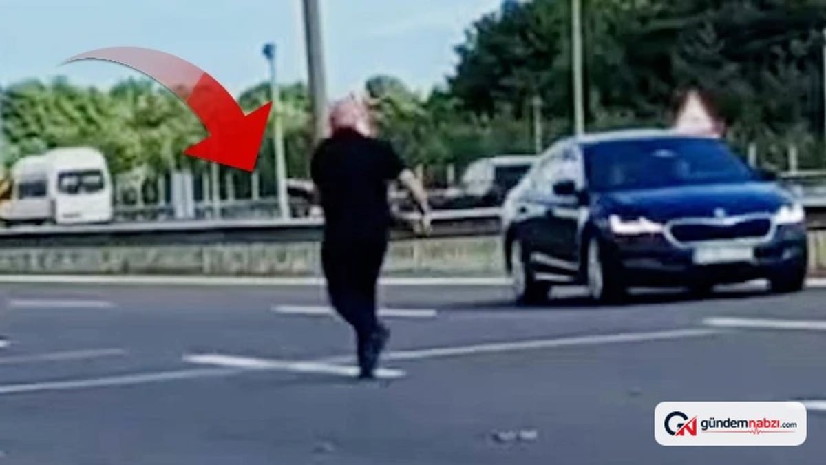 Bolu'da yoldan odun parçasını kaldıran vatandaş dikkat çekti