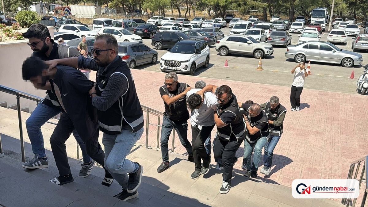 Muğla merkezli 4 ilde organize suç operasyonu: 7 gözaltı