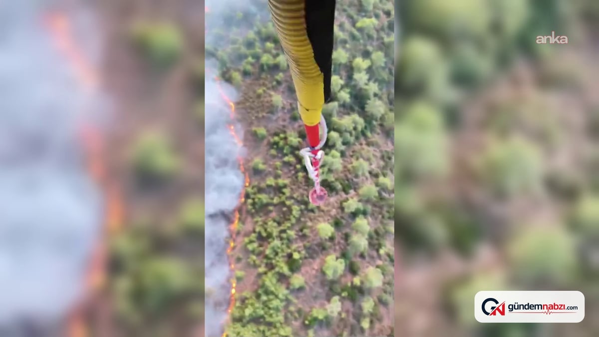Marmaris Yalancı Boğaz'da orman yangını çıktı, bölgeye ekipler sevk edildi
