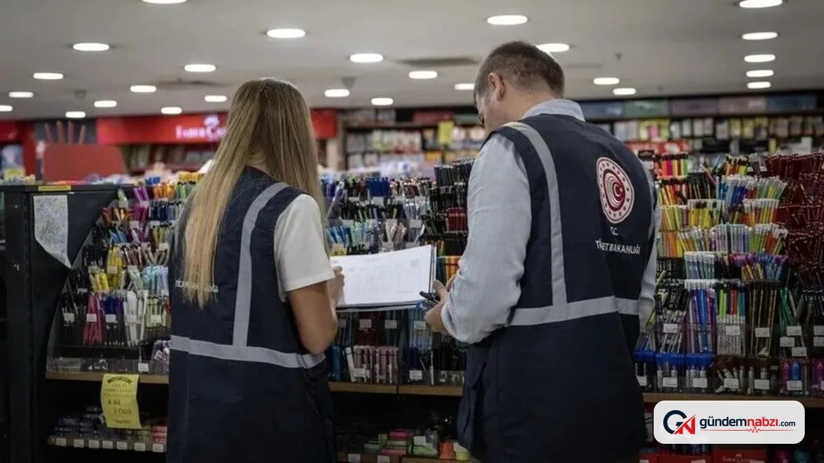 Kırtasiye sektörüne sıkı denetim: 5 günde 367 işletmeye yaptırım uygulandı
