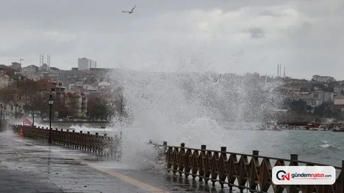 Meteoroloji'den yağış ve kuvvetli rüzgar uyarısı