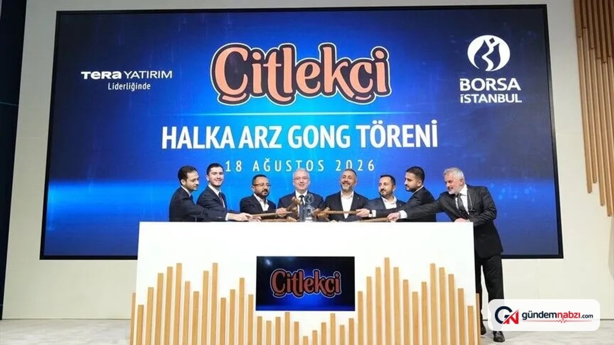 Borsa İstanbul'da Çitlekçi'nin gong töreni gerçekleştirildi