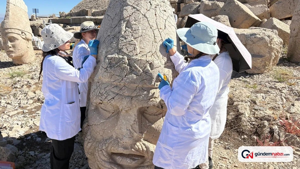 Nemrut Dağı'ndaki Heykeller için 5 yıllık koruma çalışmaları başlatıldı