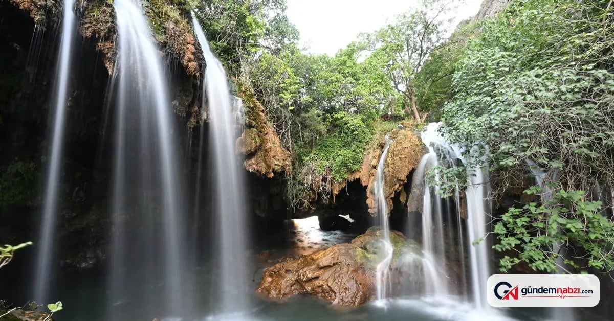 Kayseri'deki Yeşilköy şelalesi ziyaretçilerini bekliyor