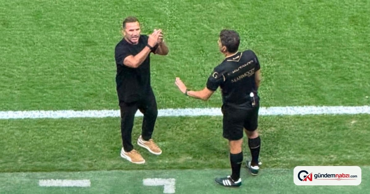 Okan Buruk, Villarreal maçında kırmızı kart gördü