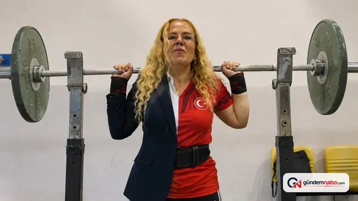 Görme engelli Döndü Kanat, halterde 100’ü aşkın madalya kazandı