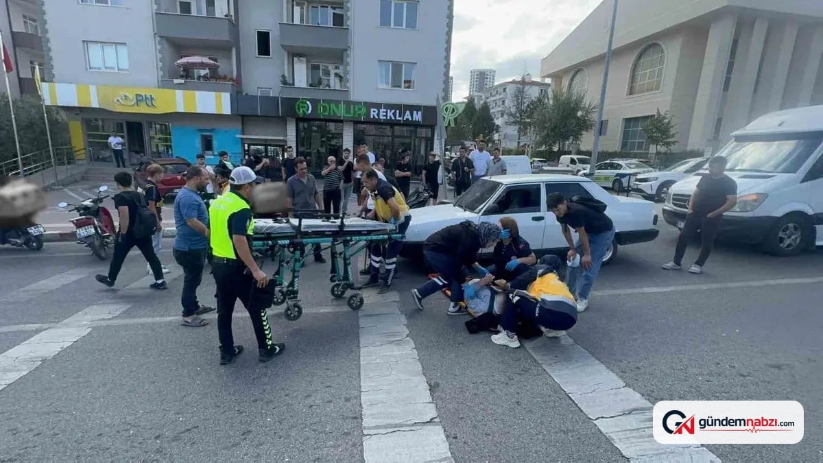Bilecik'te motosikletin çarptığı yaya yaralandı