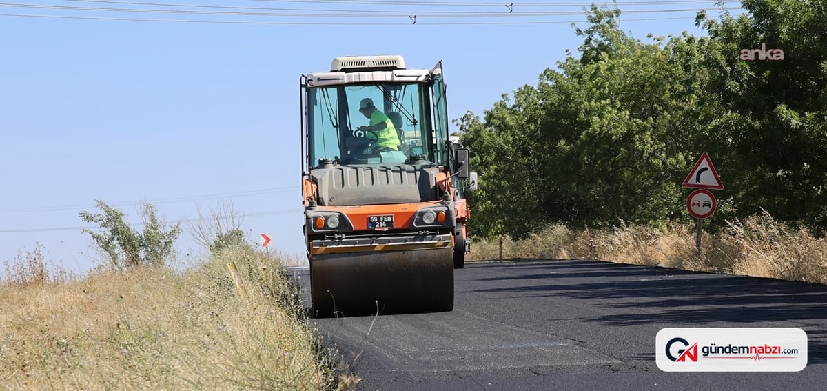 Tekirdağ'da Yağcı mahallesi yolu sıcak asfalta kavuştu
