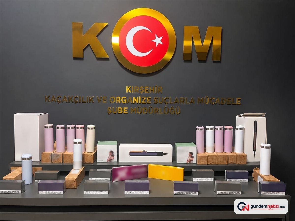 Kırşehir'de Kaçakçılık operasyonunda 147 ürün ele geçirildi