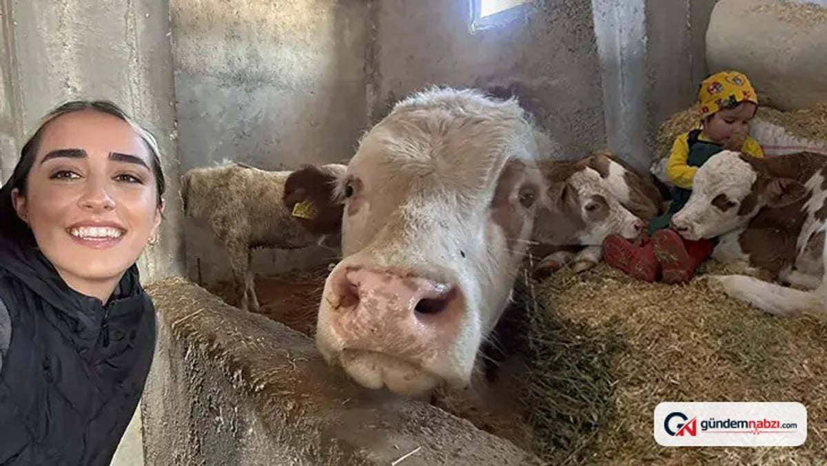 Ezgi Memişoğlu, şehir hayatını geride bırakıp köyde hayvancılığa başladı