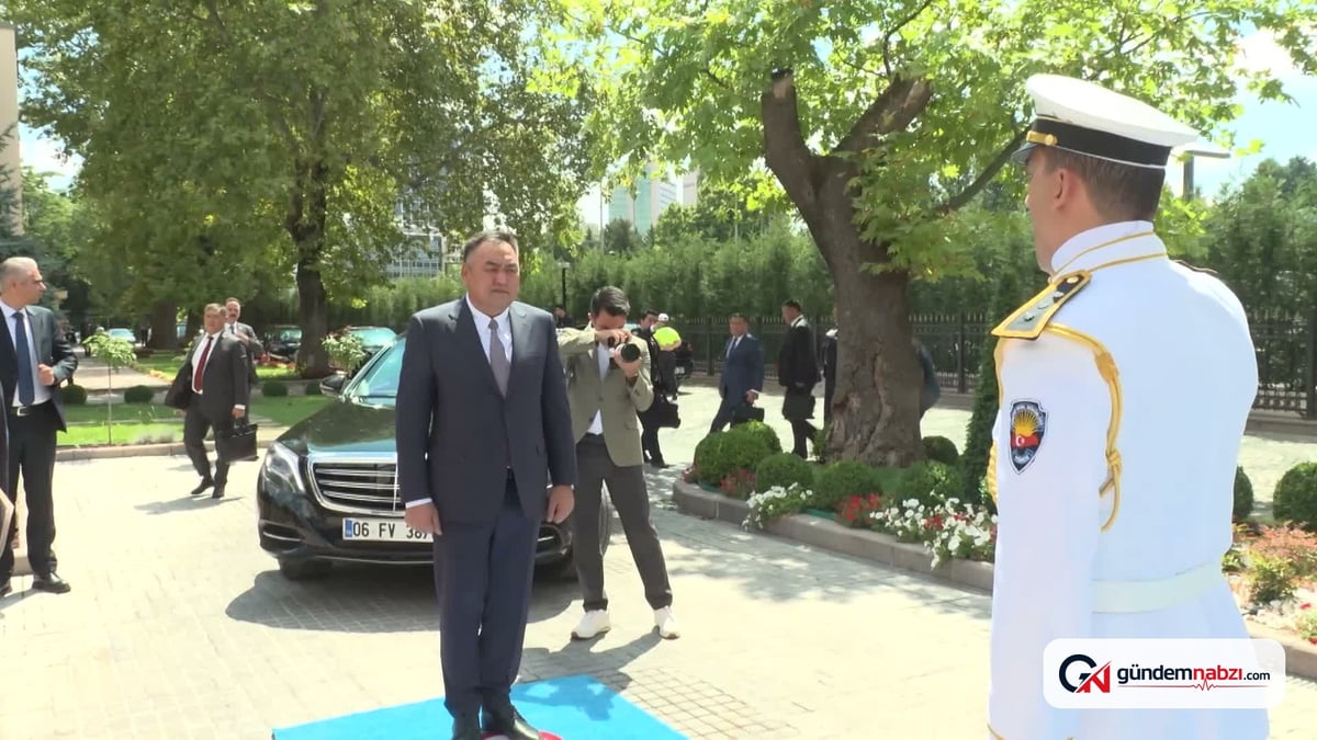 İçişleri Bakanı Çiftçi, Kırgızistanlı mevkidaşı Niyazbekov'u kabul etti