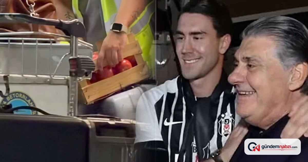 Dusan Vlahovic, İstanbul'a iki kasa domatesle indi
