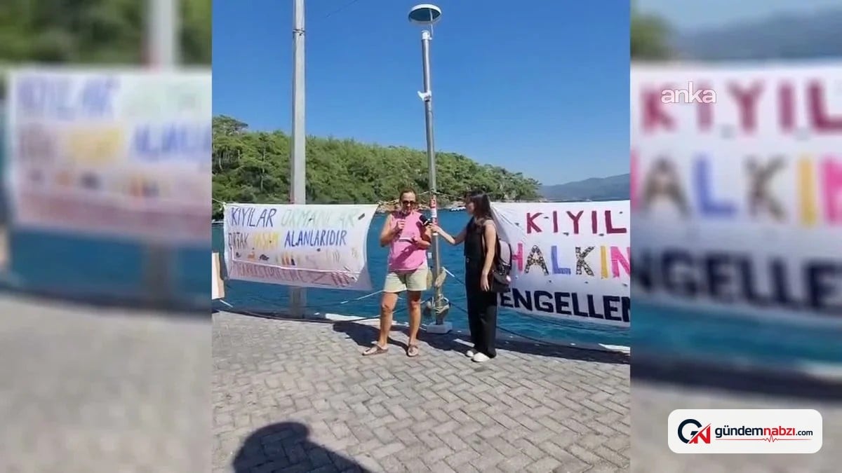 Muğla'da Kıyı işgalleri protesto edildi: Hukuka aykırı yapılar kaldırılsın