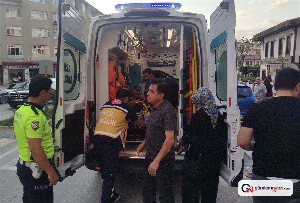 Sinop'ta elektrikli bisikletin çarptığı kadın yaralandı