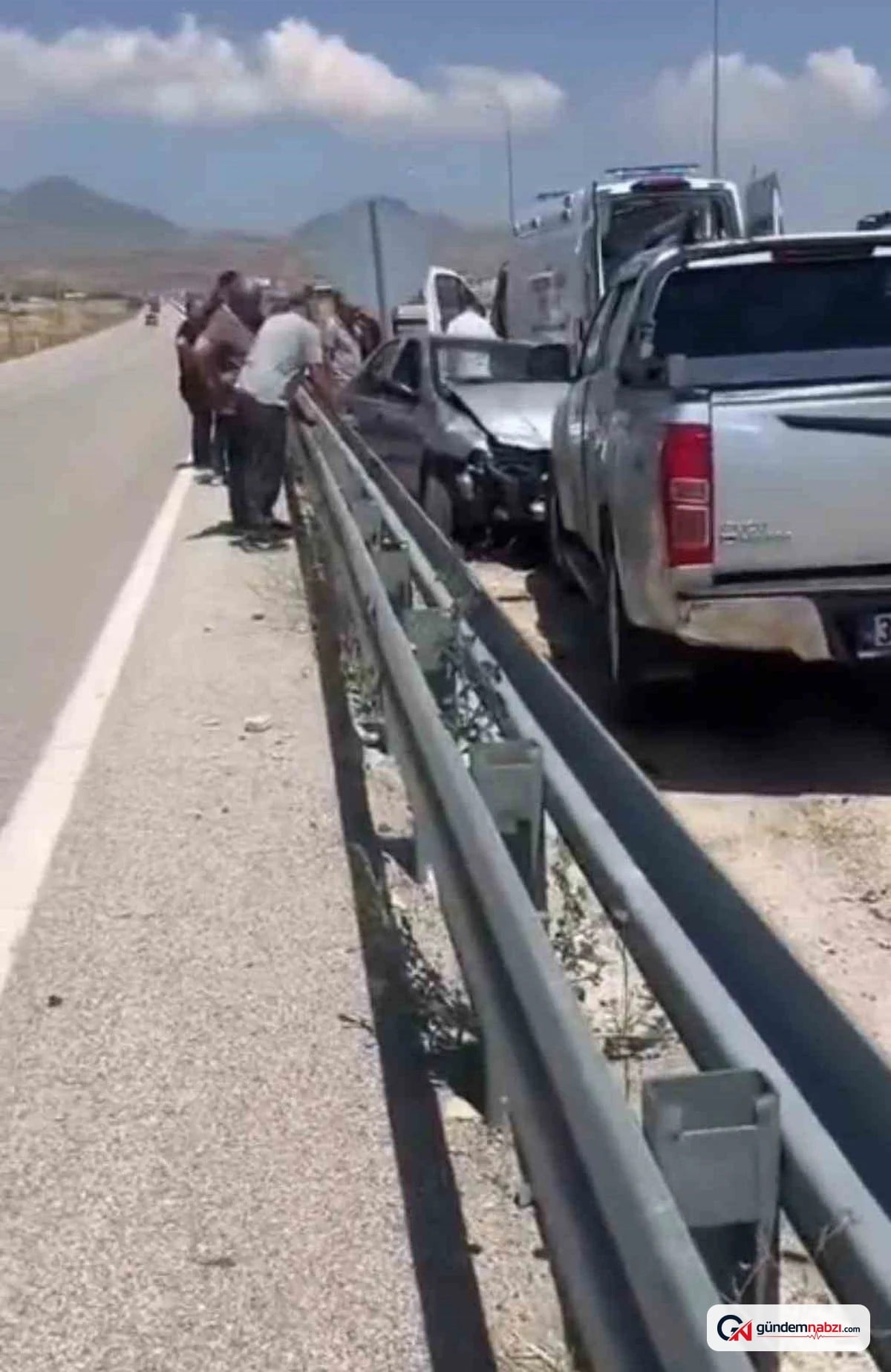 Kayseri'de otomobil ile kamyonet çarpıştı: 1 ölü