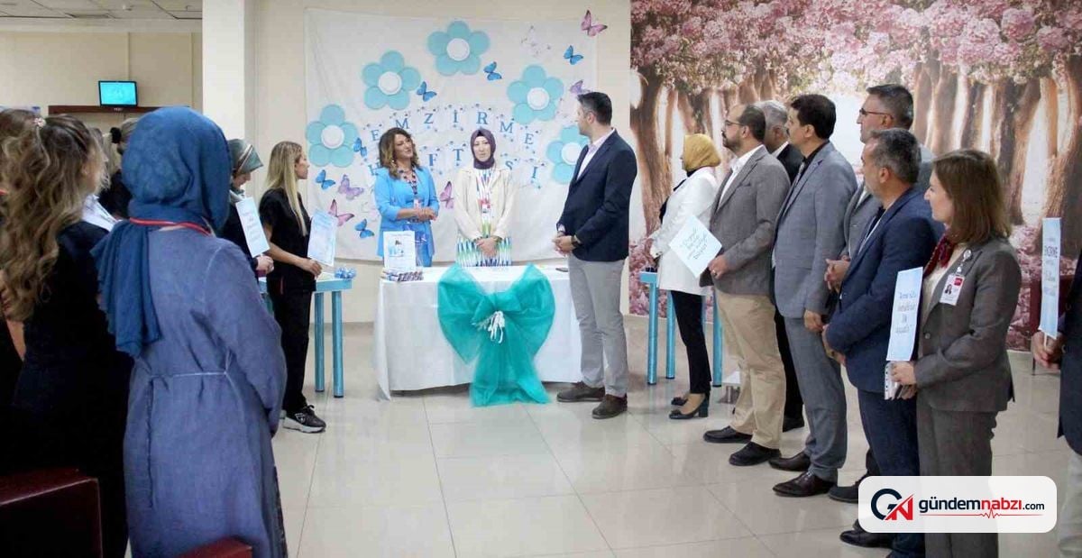 Kayseri Devlet hastanesi'nde emzirme haftası etkinliği düzenlendi