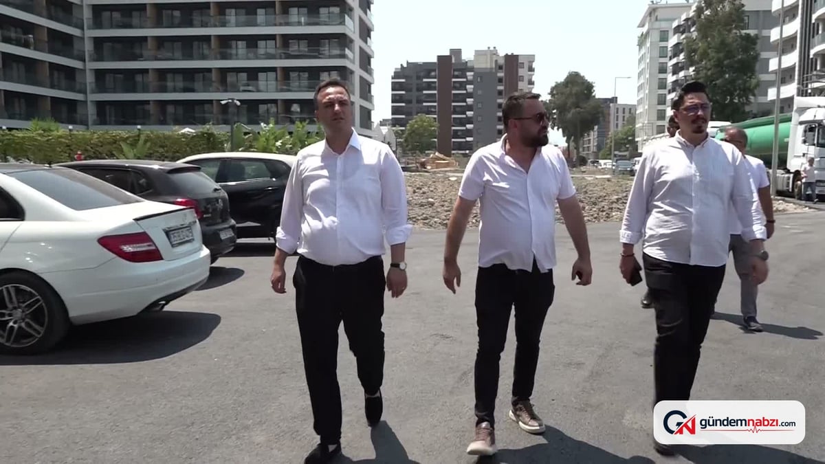 Bornova'da yol, kaldırım ve peyzaj çalışmaları başladı