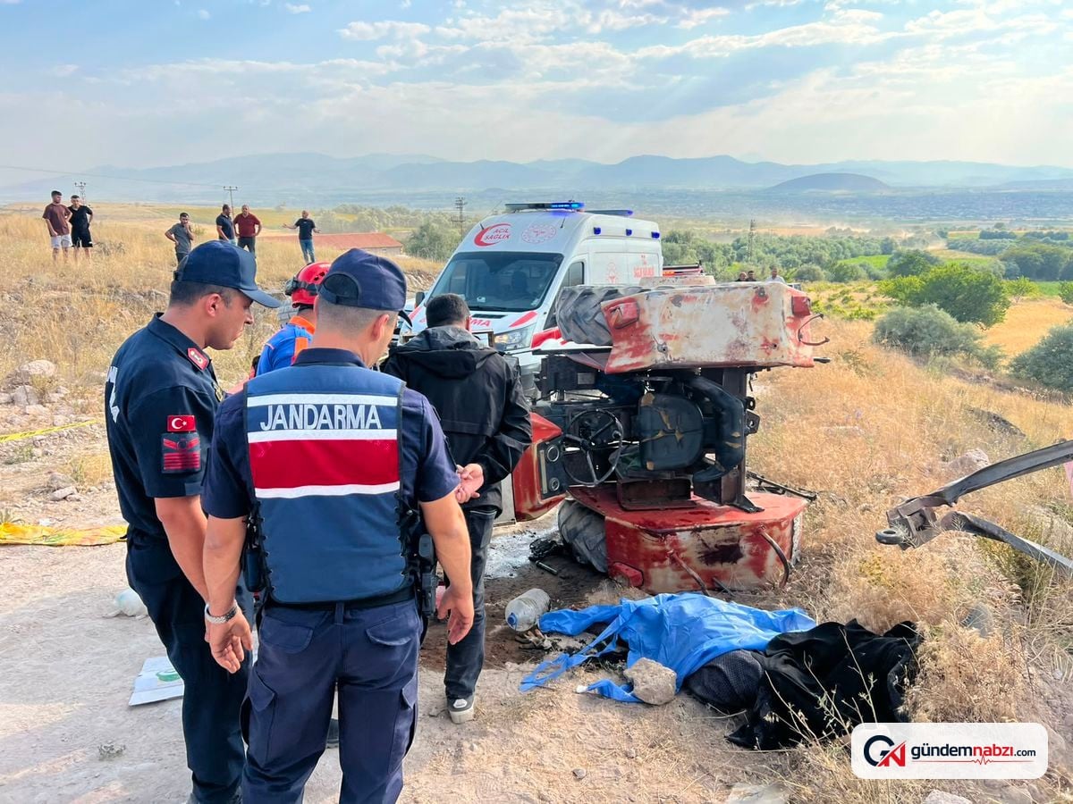 Nevşehir'de traktör kazası: 1 ölü, 1 yaralı