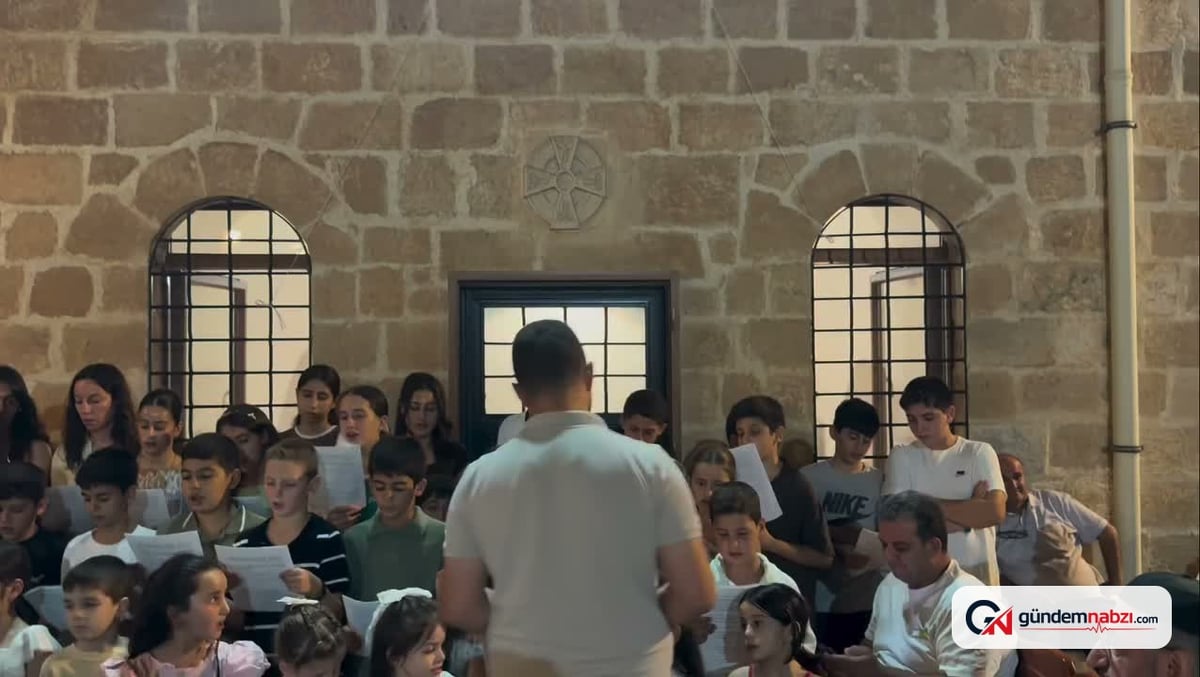 Mardin'de Mor Ahısnoyo Kilisesi'nde Şahro anması düzenlendi