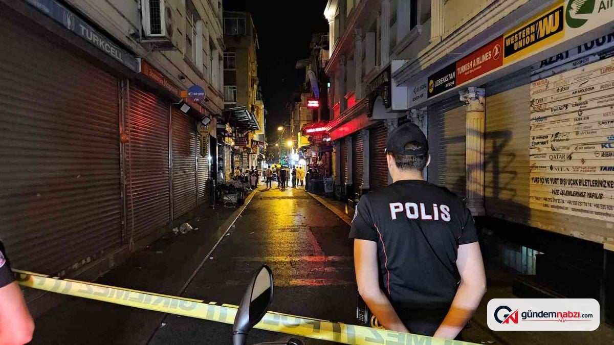 Fatih'te esnaf kavgası: 1 ölü, 1 yaralı