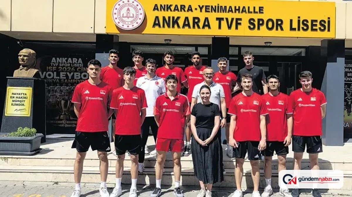 Ankara TVF Spor Lisesi genç voleybolcuları geleceğe hazırlıyor