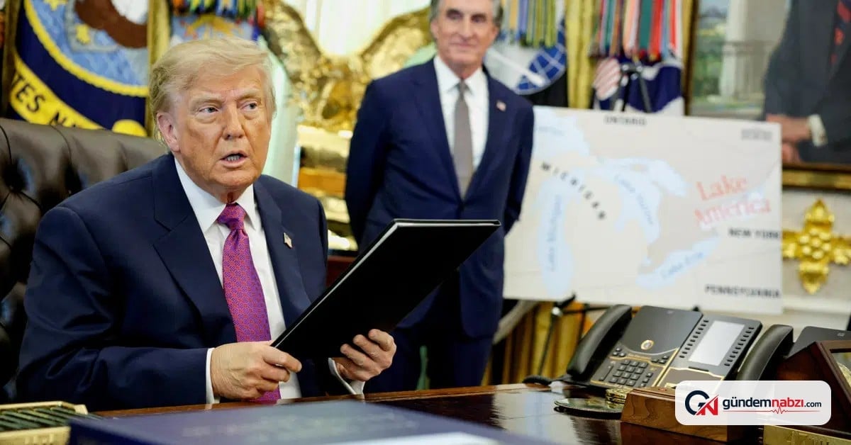 Trump, Ontario Gölü'nü 'Amerika Gölü' olarak değiştirdi