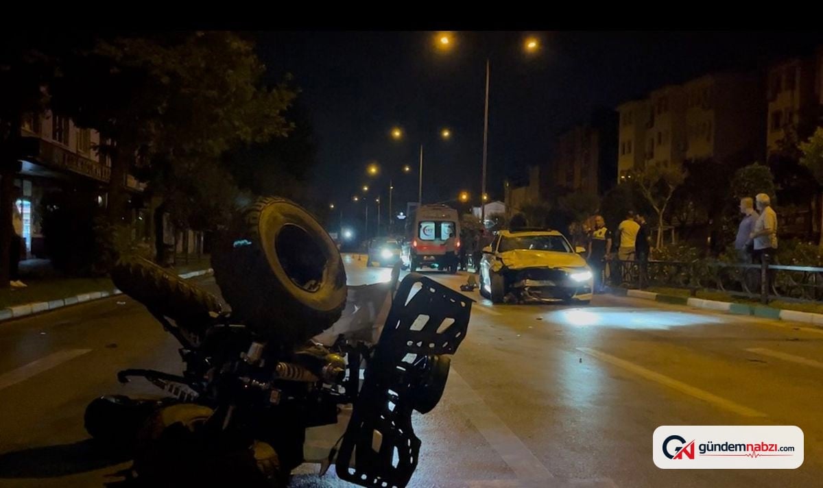 Bursa'da 150 kilometre hızla giden otomobil, ATV'yi biçti: 1 ölü