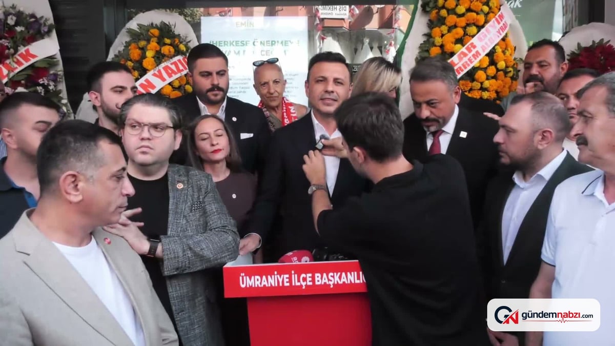 YENİ Parti Ümraniye İlçe Başkanlığı açıldı