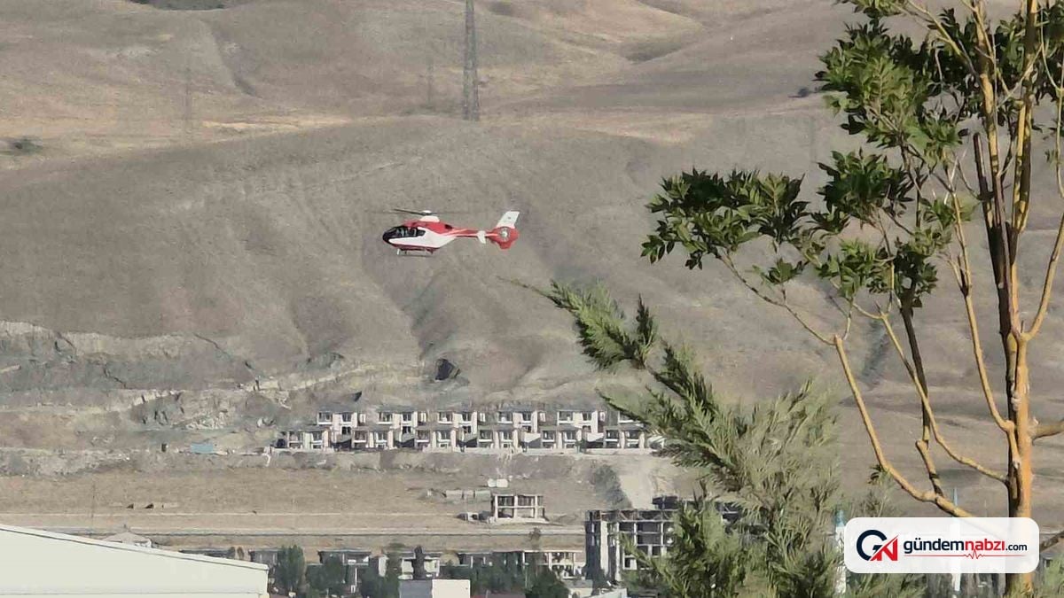Hamile kadın helikopterle Van'a sevk edildi