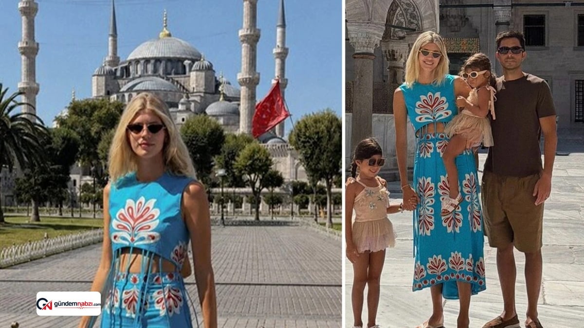 Victoria's Secret modeli Devon Windsor İstanbul'a geldi