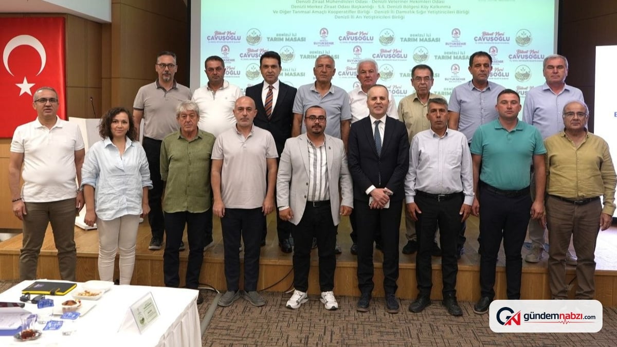 Denizli'de Tarım Masası kuruldu: Sektör paydaşları ortak akılla buluştu
