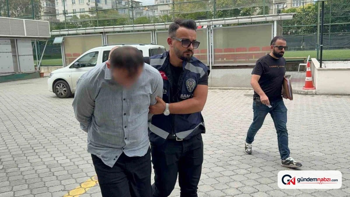 Samsun'da pazarda taciz iddiasına gözaltı