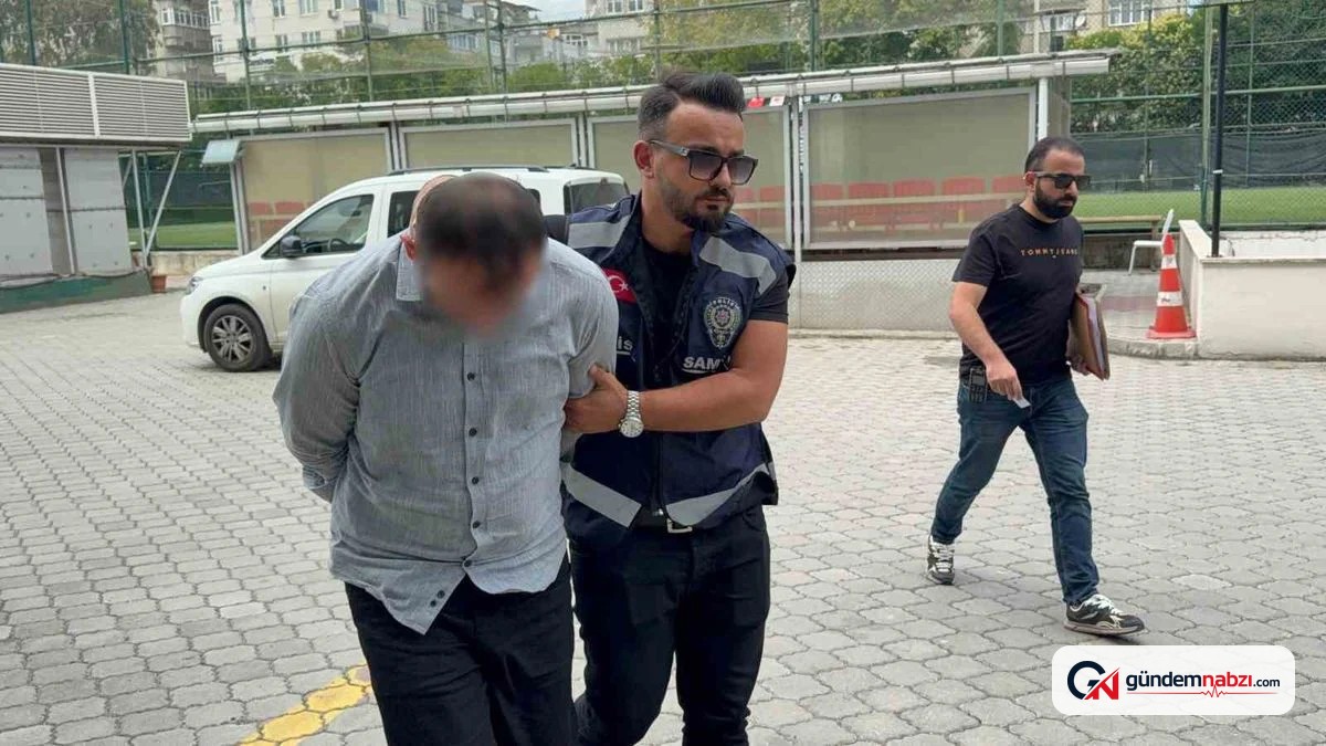 Samsun'da pazarda taciz iddiasına gözaltı