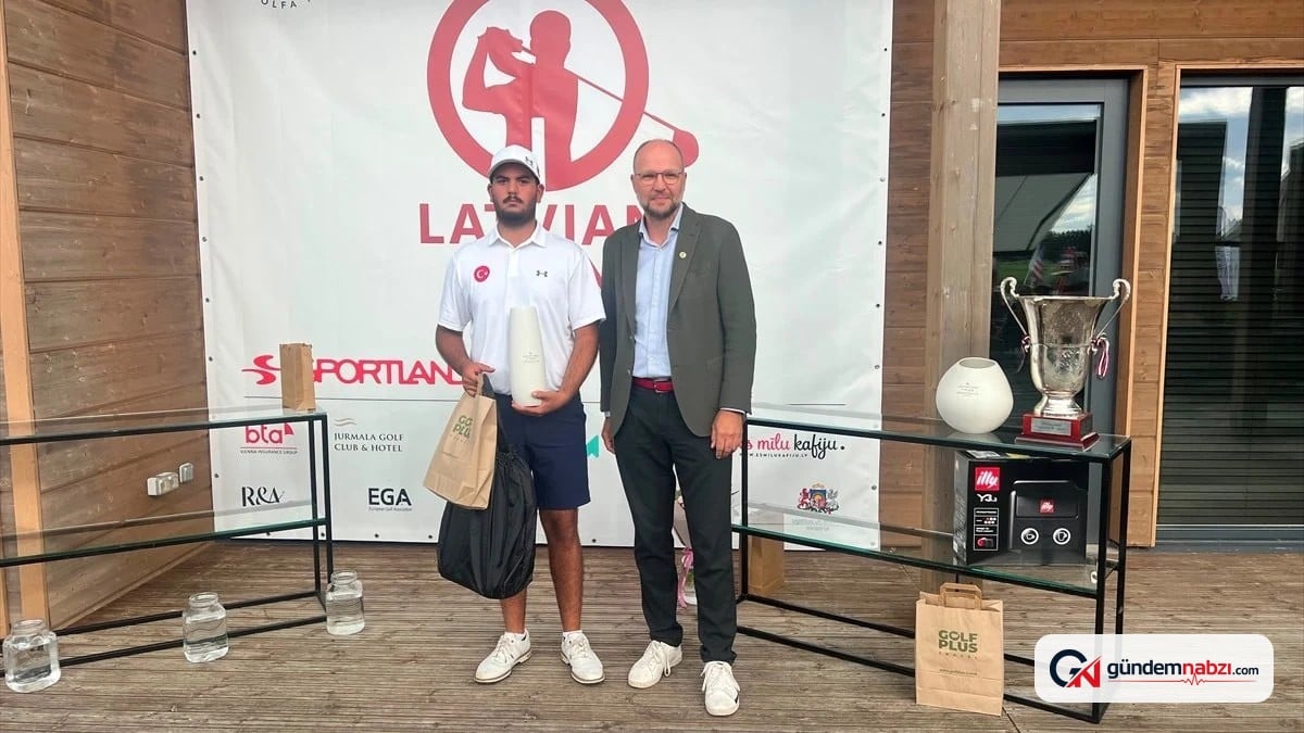 Milli golfçüler Letonya'da 2 gümüş madalya kazandı