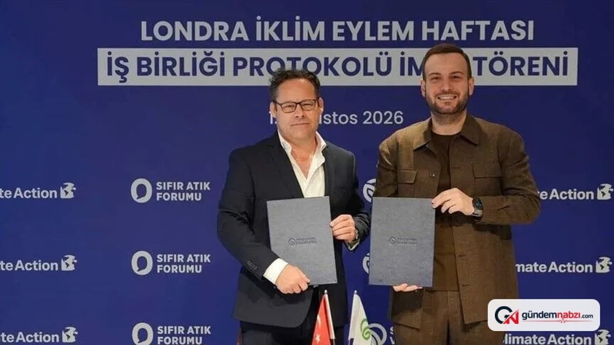Sıfır Atık vakfı, Londra İklim Eylem Haftası ile işbirliği protokolü imzaladı