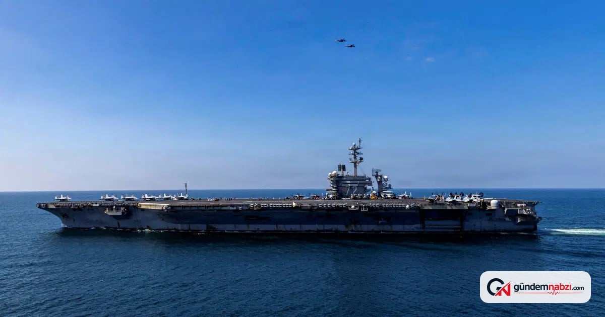 USS Abraham Lincoln uçak gemisinde 9 aydır görev yapan 5 bin denizci