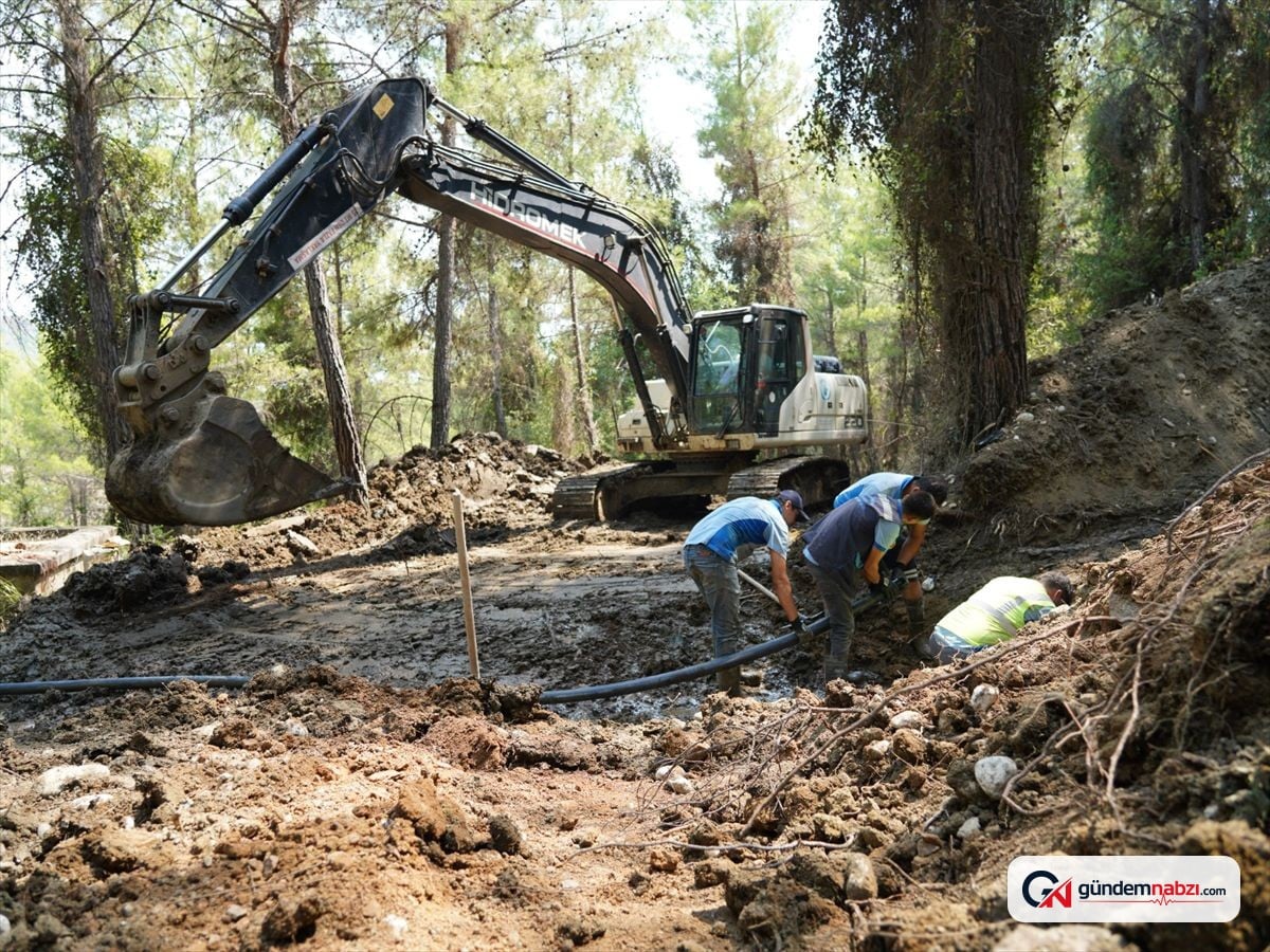Muğla Seydikemer'de içme suyu kapasitesini artırmak için çalışma başlatıldı