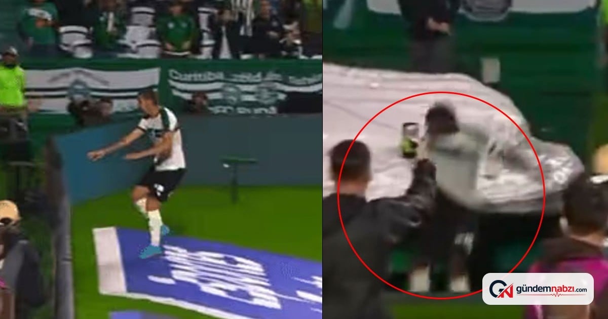 Brezilya'da gol sevincinde reklam panosunun arkasındaki boşluğa düştü