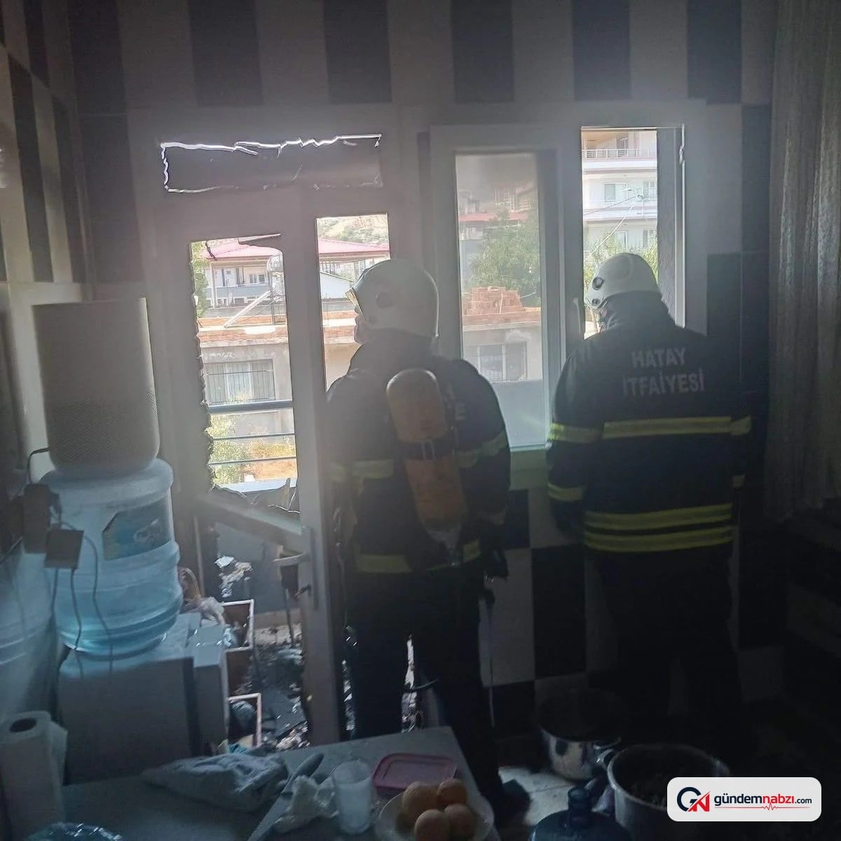 Hatay'da müstakil evde çıkan yangın söndürüldü