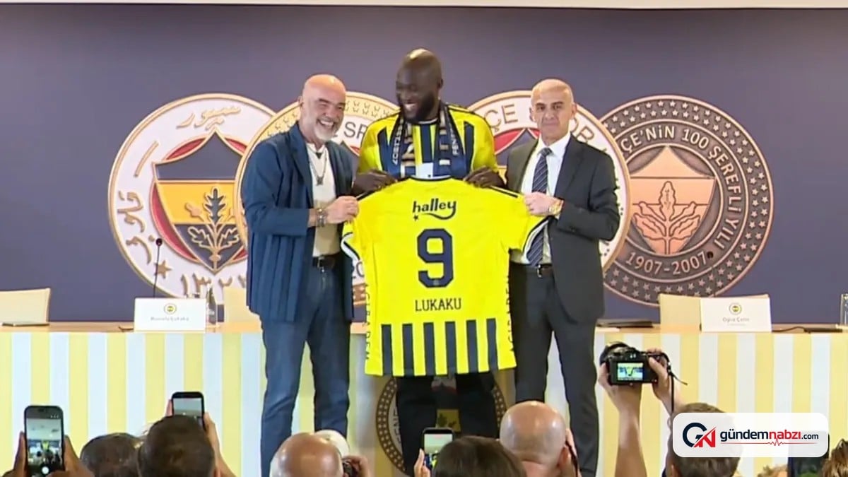 Romelu Lukaku Fenerbahçe'ye imzayı attı: Forma numarası belli oldu