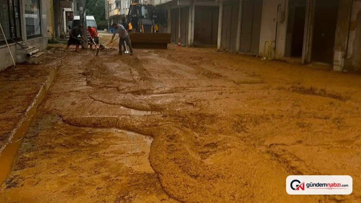 Giresun'da sağanak 2 milyon 261 bin lira hasara yol açtı