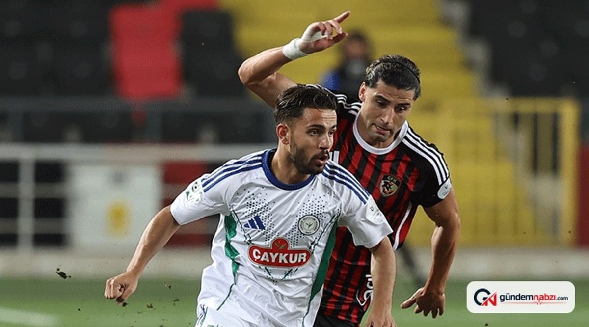 Süper Lig'de Rizespor, Gaziantep FK'yi deplasmanda mağlup etti